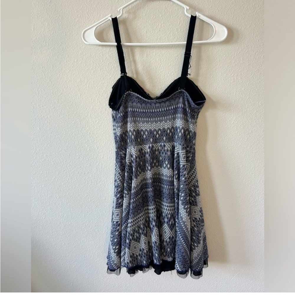Free People Blue Twinkle & Twirl Dress S - Picture 4 of 5